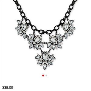 Tone Crystal Statement Necklace